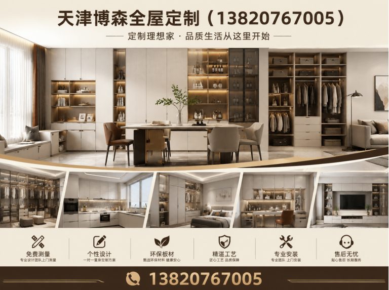 西青区全屋定制设计展示图